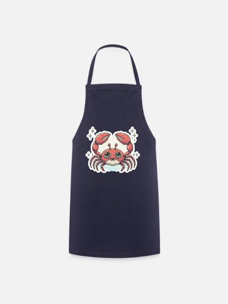 Krabbenliebhaber - Kochschürze - Navy