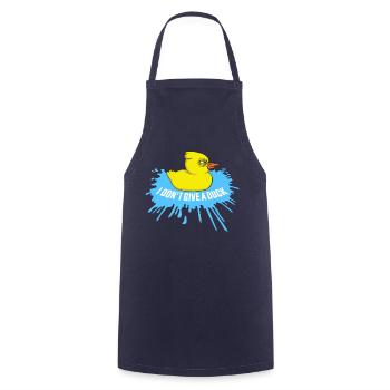 Lustig Ich gebe keine Ente Gummienten Sarkasmus - Kochschürze - Navy - Vorne - AI Model Male 185 dark (185cm)