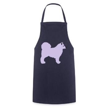 Samojede - Cooking Apron - navy - Front - AI Model Male 185 dark (185cm)