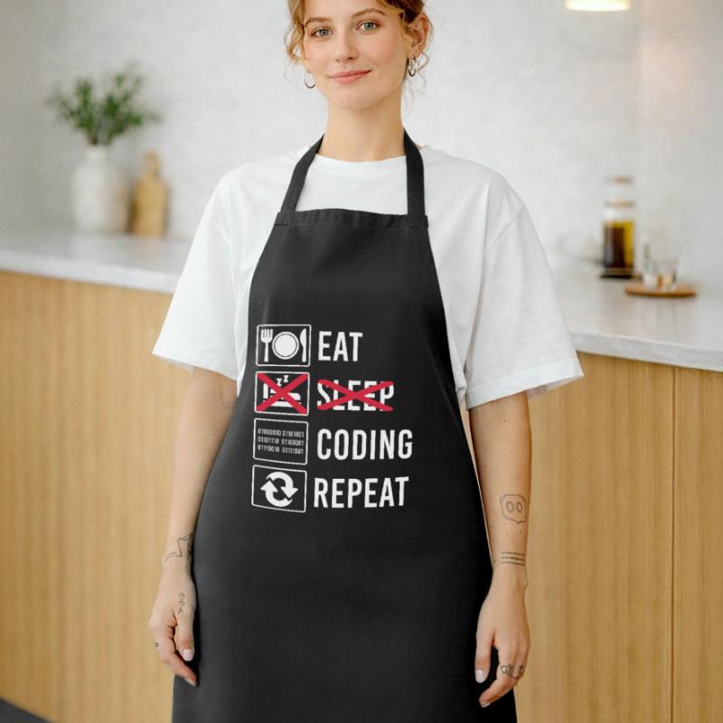 Coding Code Programmieren Geschenk Lustig Spruch Kochschürze