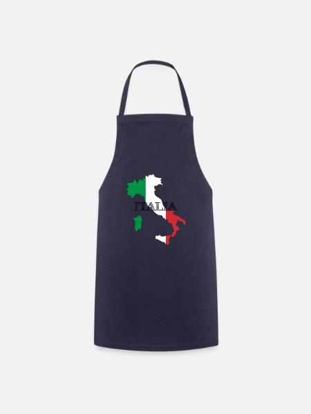 ITALIE - Tablier de cuisine - marine