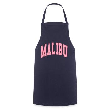 malibu preppy pink neu - Kochschürze - Navy - Vorne - AI Model Male 185 dark (185cm)