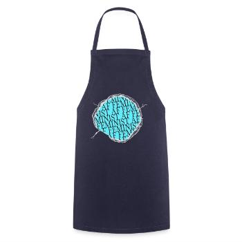 humor birthday antiracism cats 8th march - Cooking Apron - navy - Front - AI Model Male 185 dark (185cm)