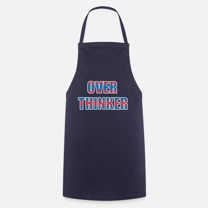 Overthinker - Cooking Apron - navy