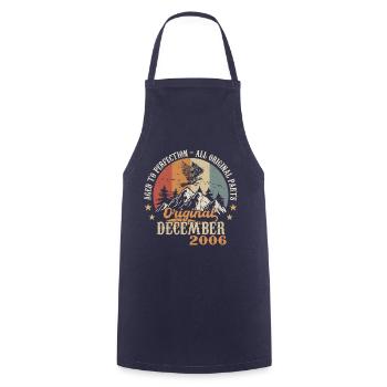 December 2006 Jubilee 2006 Legends December - Cooking Apron - navy - Front - AI Model Male 185 dark (185cm)