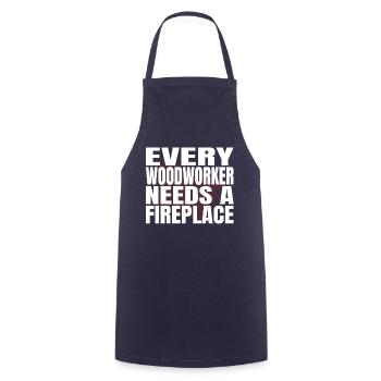 Apprentice Lumber Birthday Gift Arboriculturist - Cooking Apron - navy - Front - AI Model Male 185 dark (185cm)