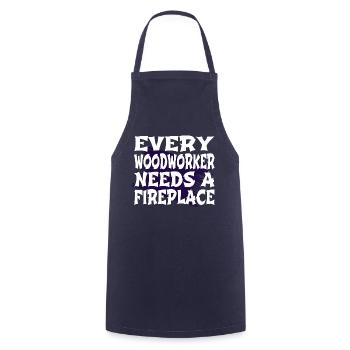 Hearbeat Lumberjack Birthday Gift - Cooking Apron - navy - Front - AI Model Male 185 dark (185cm)