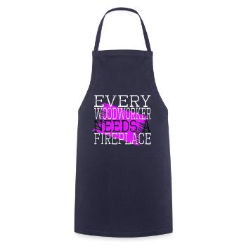 Arboriculture Quote Union Carpenter Tshirts - Cooking Apron - navy - Front - AI Model Male 185 dark (185cm)