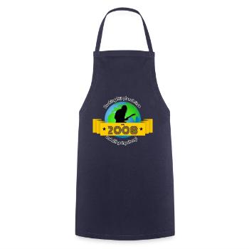 16. Geburtstag Rocking this planet since 07/2008 - Cooking Apron - navy - Front - AI Model Male 185 dark (185cm)
