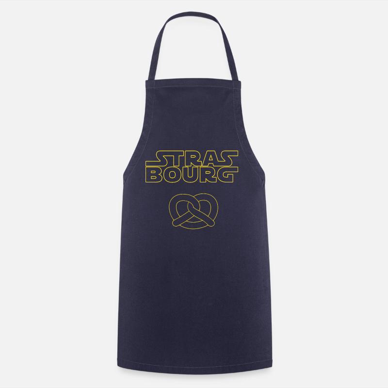 Strasbourg - Tablier de cuisine - marine
