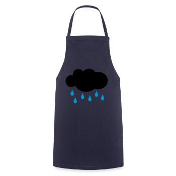rain - Cooking Apron - navy - Front - AI Model Male 185 dark (185cm)