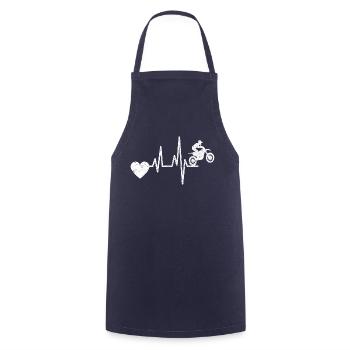 Motorcycle Motorcyclist Motorcross Motorcycle Fan - Cooking Apron - navy - Front - AI Model Male 185 dark (185cm)