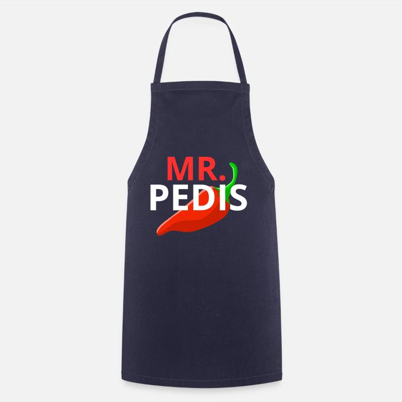 INDONET Mr. Pedis - Cooking Apron - navy
