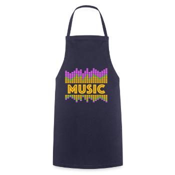Égaliseur de musique LED Lumières Rythme Danse Stéréo - Tablier de cuisine - marine - Devant - AI Model Male 185 dark (185cm)