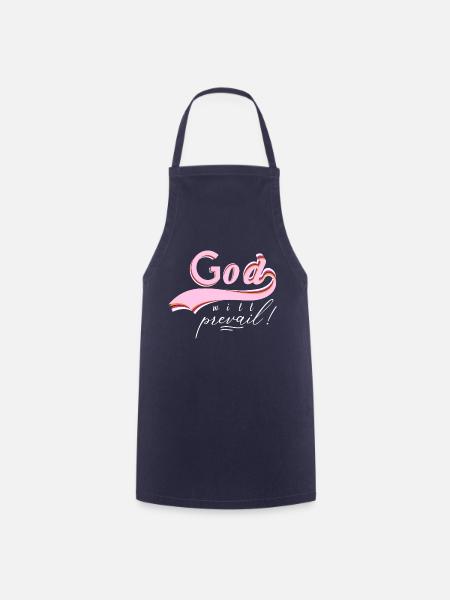 Gott wird siegen - Kochschürze - Navy