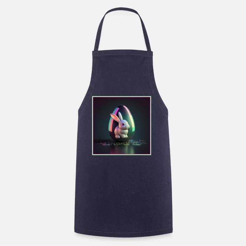 Easter 80s Style - Easter Punk - Cooking Apron - navy