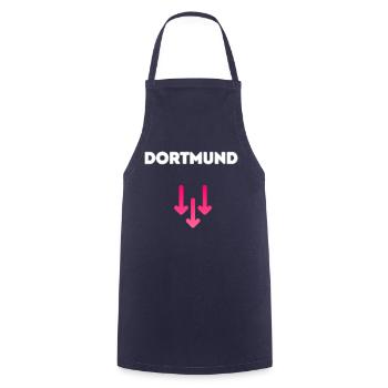 Dortmund 4 - Kochschürze - Navy - Vorne - AI Model Male 185 dark (185cm)