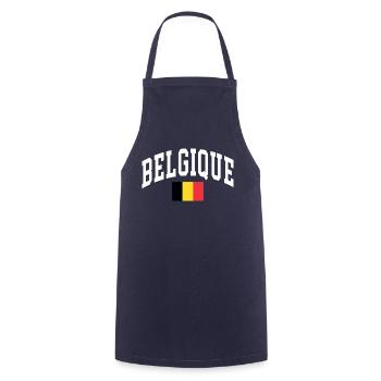 Belgien - Kochschürze - Navy - Vorne - AI Model Male 185 dark (185cm)