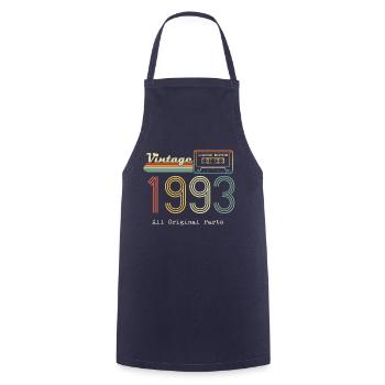 1993 Original 1993 Vintage Vintage Retro Jahrestag - Kochschürze - Navy - Vorne - AI Model Male 185 dark (185cm)