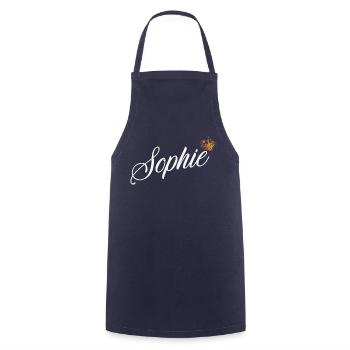 Sophie Nom pour Femme Enfants Bambins - Sophie - Tablier de cuisine - marine - Devant - AI Model Male 185 dark (185cm)