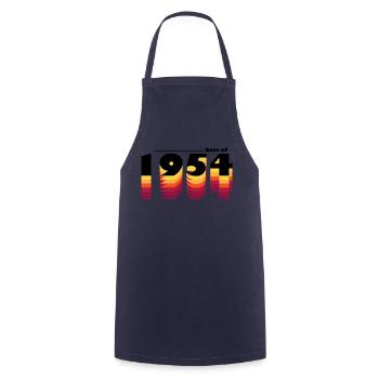 Best of 1954, 71st Birthday Party, Timeless - Cooking Apron - navy - Front - AI Model Male 185 dark (185cm)