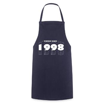 Best of 1998 - Celebrate 27 Years in Vintage - Cooking Apron - navy - Front - AI Model Male 185 dark (185cm)