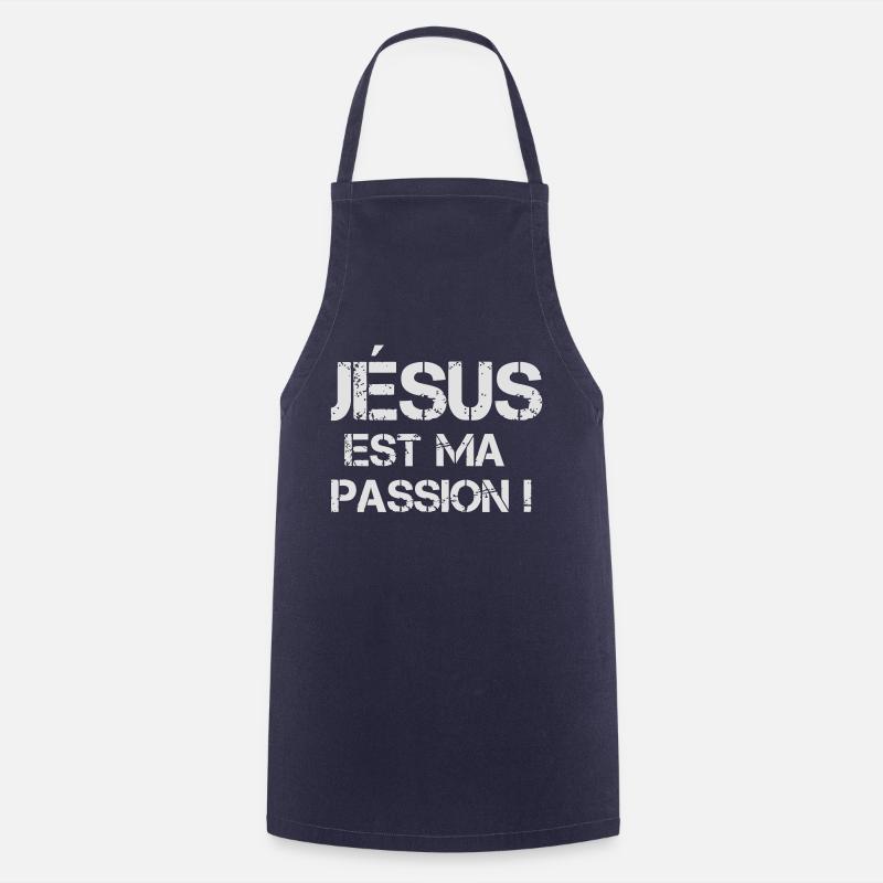 jesus est ma passion - Tablier de cuisine - marine