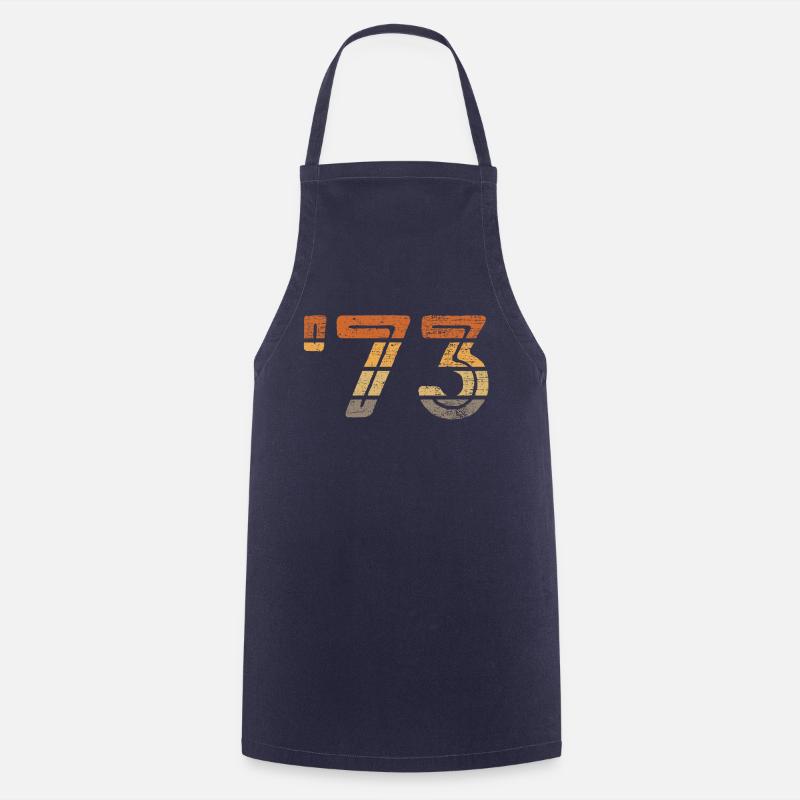Anniversaire '73 - Tablier de cuisine - marine
