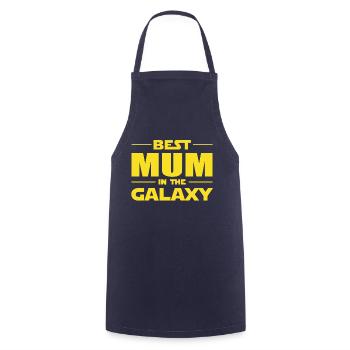 Best Mom Galaxy - Best Mum in the Galaxy - Cooking Apron - navy - Front - AI Model Male 185 dark (185cm)