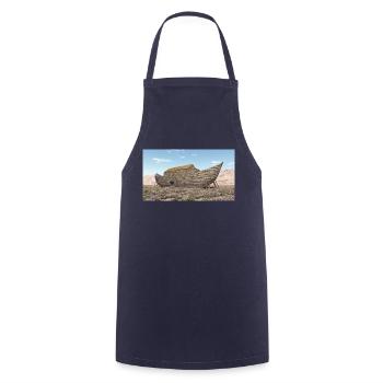 Noah's Ark, Bible, Religion - Cooking Apron - navy - Front - AI Model Male 185 dark (185cm)