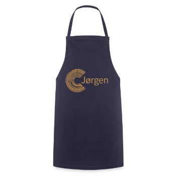 Für Jørgen - Kochschürze - Navy - Vorne - AI Model Male 185 dark (185cm)