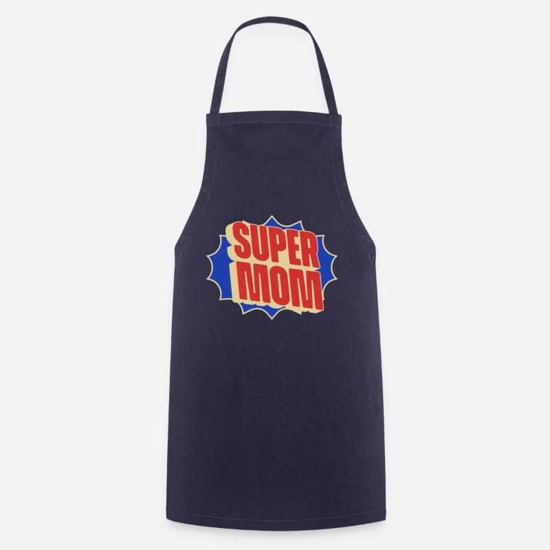 Super Mom - Cooking Apron - navy