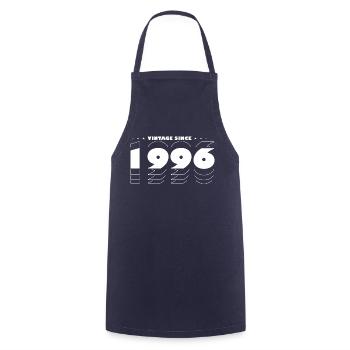 Vintage Celebrating 1996 - 29 Years of Timeless - Cooking Apron - navy - Front - AI Model Male 185 dark (185cm)