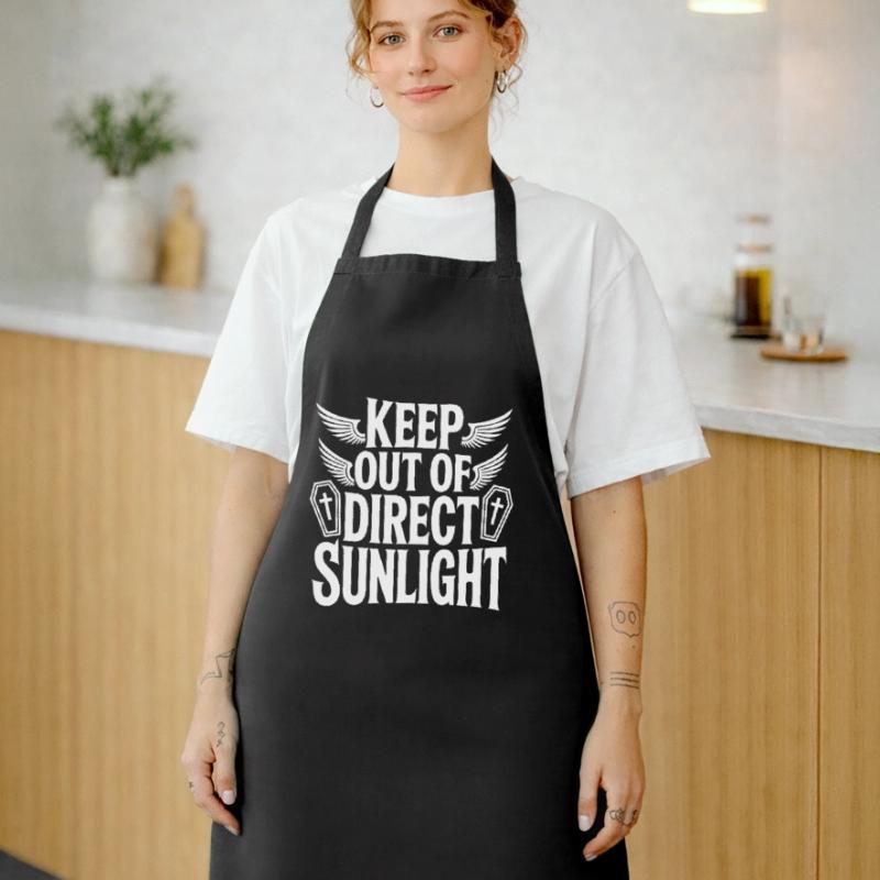 Keep out of direct sunlight! Vampire Goth Emo Kochschürze