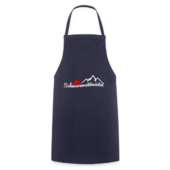Schwarzwald Mädchen Geschenk Urlaub Andenken - Kochschürze - Navy - Vorne - AI Model Male 185 dark (185cm)
