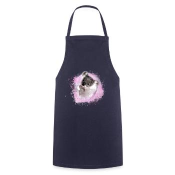 koala,pink,graffiti,painting,koala bear,pink - Cooking Apron - navy - Front - AI Model Male 185 dark (185cm)