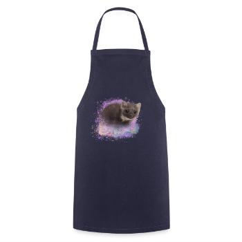 iltis,marten,ferrets,graffiti,painting - Cooking Apron - navy - Front - AI Model Male 185 dark (185cm)