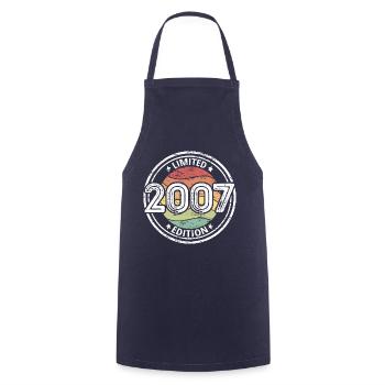 Volume 2007 limited Edition 16th birthday - Cooking Apron - navy - Front - AI Model Male 185 dark (185cm)