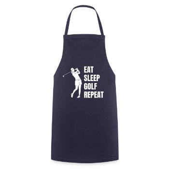 Golfer Golf Course Golf Golf Club - Cooking Apron - navy - Front - AI Model Male 185 dark (185cm)