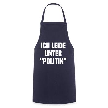 Ich Leide Unter Politik - Kochschürze - Navy - Vorne - AI Model Male 185 dark (185cm)