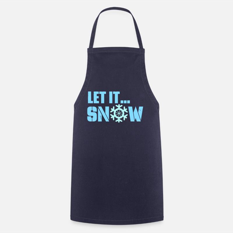 let it snow - Kochschürze - Navy