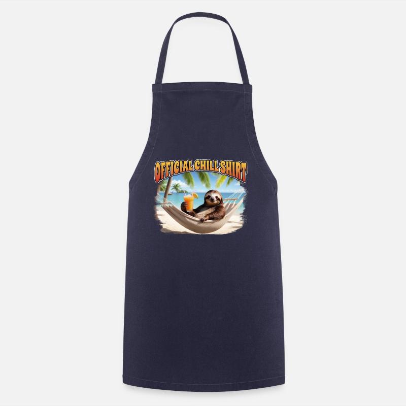 Official Chill Shirt - Cooking Apron - navy