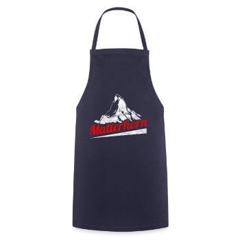 Matterhorn Berg by The Manzanita´s - Cooking Apron - navy - Front - AI Model Male 185 dark (185cm)