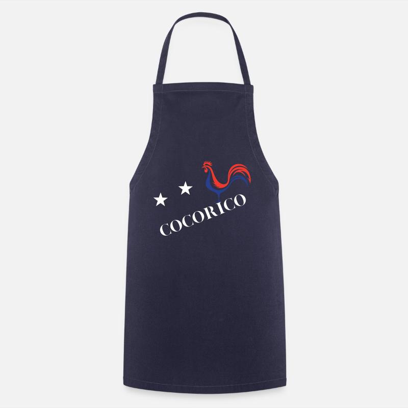 Cocorico - Tablier de cuisine - marine