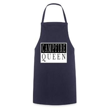 Humor Camping Out Breakfast Gift Idea Tent - Cooking Apron - navy - Front - AI Model Male 185 dark (185cm)