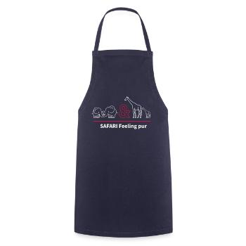 Safari - Cooking Apron - navy - Front - AI Model Male 185 dark (185cm)