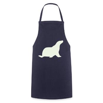 Robbe White - Cooking Apron - navy - Front - AI Model Male 185 dark (185cm)