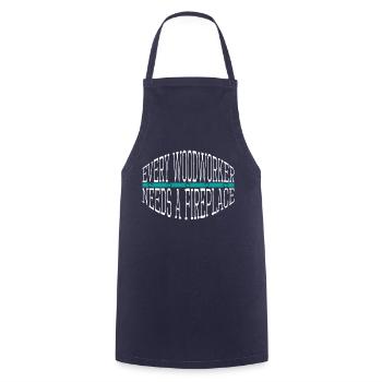citation cadeau drôle charpentier arbre drôle citation - Tablier de cuisine - marine - Devant - AI Model Male 185 dark (185cm)
