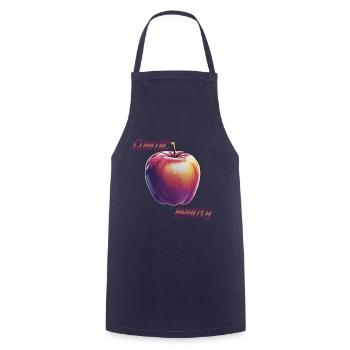 Pomme cosmique - Tablier de cuisine - marine - Devant - AI Model Male 185 dark (185cm)