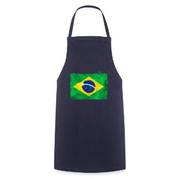 Brasil - Tablier de cuisine - marine - Devant - AI Model Male 185 dark (185cm)